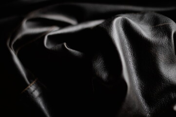 black leather texture