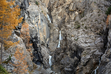 Ducanfall im Sertigtal bei Davos, Kanton Graubünden