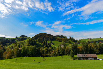 Herbststimmung im Kanton Appenzell Ausserrhoden / Schweiz