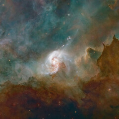 Science fiction space wallpaper. Elements of this image furnished by NASA