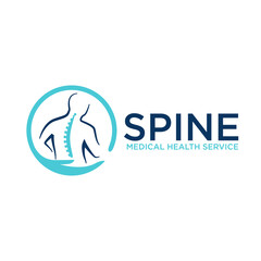 spine care logo designs simple for medical and company service
