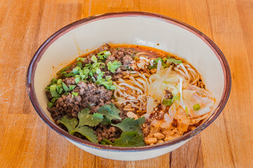 Ground pork noodles