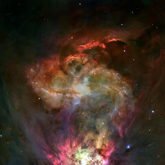 Naklejka na ściany i meble Endless universe. Elements of this image furnished by NASA