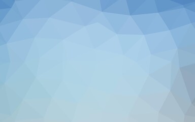 Obraz premium Light BLUE vector triangle mosaic texture.