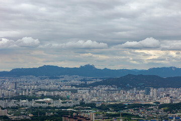 Fototapeta na wymiar View of Seoul City South Korea