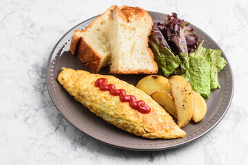 卵料理　オムレツ