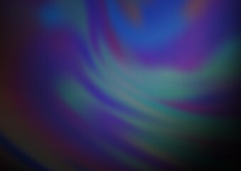 Dark Purple vector blurred bright template.