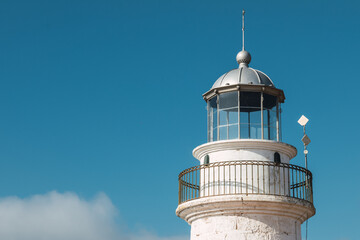 Old lighthouse in El Rompido, Huelva, Spain