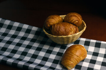 Colombian bread. roll bread. puff pastry