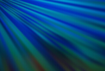 Fototapeta premium Dark BLUE vector background with straight lines.