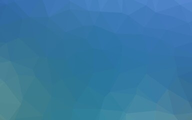 Light BLUE vector polygonal template.