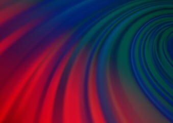 Dark Blue, Red vector blur pattern.