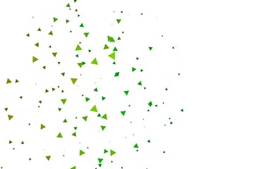 Light Multicolor, Rainbow vector template with crystals, triangles.