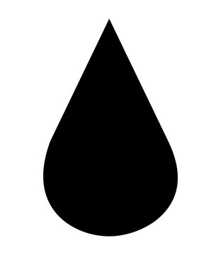 Teardrop Shape Outline