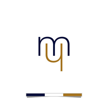 Minimal Letter MY Logo Design, Outstanding Professional Elegant Trendy Awesome Artistic  and Based Alphabet Iconic MY monogram Logo Design