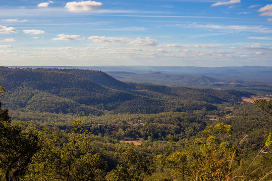 Australian Bush Scenes Along The The Great Dividing Range In Australia