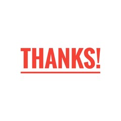 Thank You Word Illustration  / Lettering / Sign /To print /For web/app / Design