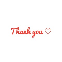 Thank You Word Illustration  / Lettering / Sign /To print /For web/app / Design