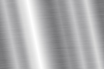 Metal background or texture of brushed steel plate