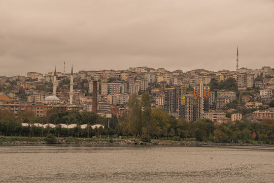 Cityscape and street scene from Istanbul, Turkey, 2018