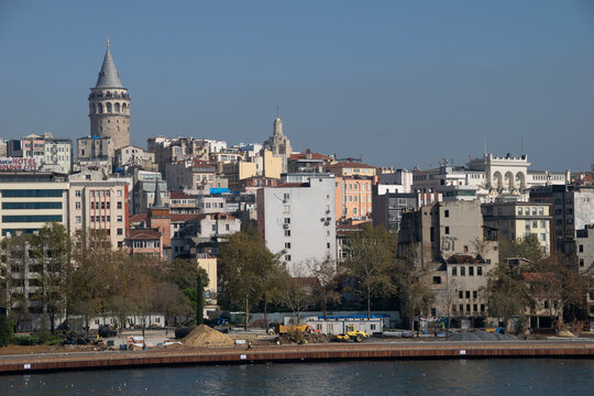 Cityscape and street scene from Istanbul, Turkey, 2018