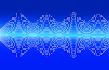 Abstract colorful wave element for design. Stylized line art background.Vector illustration.