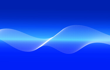 Abstract colorful wave element for design. Stylized line art background.Vector illustration.