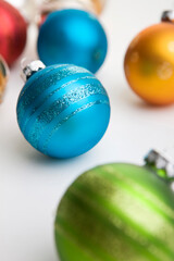 christmas ornament, balls