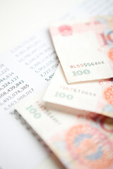 chinese currency, 100 Yuan