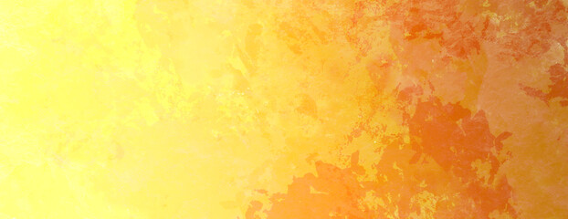 Watercolor background in yellow and orange painting with gradient painted texture and grunge in abstract design, abstract autumn backgrounds or paper