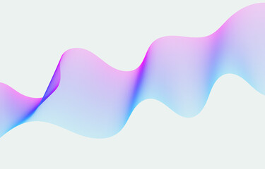 Abstract colorful wave element for design. Stylized line art background.Vector illustration.