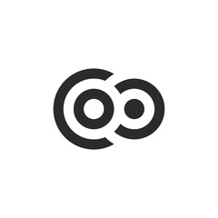 Abstract geometric logo. Vector stock illustration