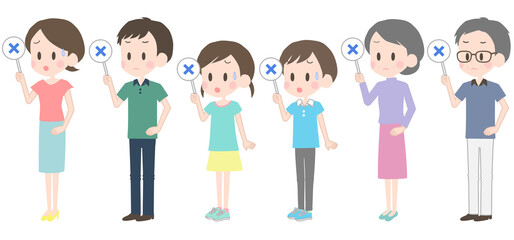 家族　三世代　不正解　セット