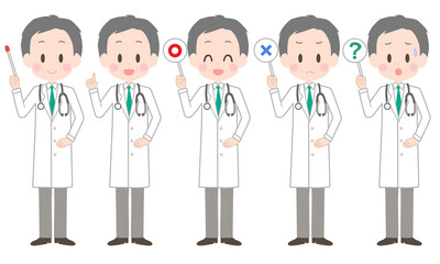 医師　ポインター　サイン　セット