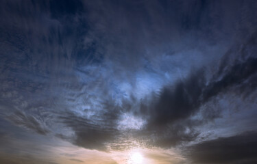 Himmel im Herbst