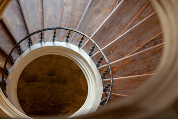 Fototapeta premium spiral staircase in a church