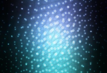 Dark Blue, Green vector template with circles.