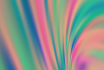 Light Blue, Green vector blurred shine abstract template.