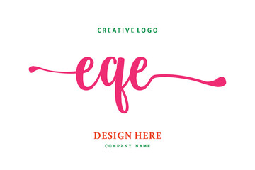 EQE lettering logo is simple, easy to understand and authoritativePrint