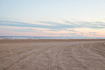 beach sands at dawn