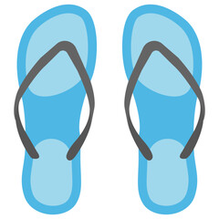 
Funky flip flop footwear for beach and pool
