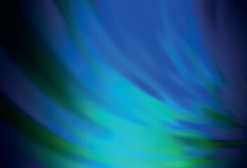 Dark BLUE vector blurred and colored pattern.