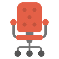 

A revolving office chair also known to be swivel chair
