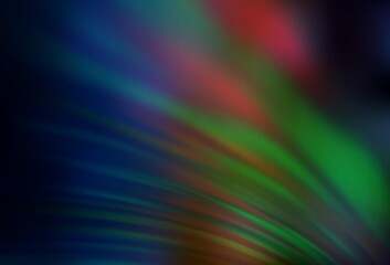 Obraz premium Dark Green, Red vector abstract bright template.
