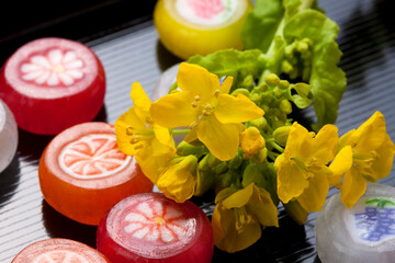 飴と菜の花