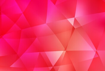 Fototapeta premium Light Red, Yellow vector abstract mosaic backdrop.