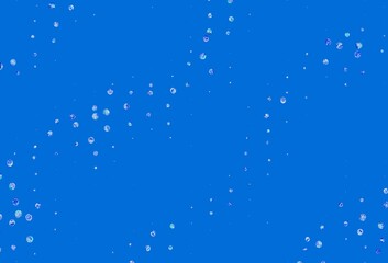 Light Pink, Green vector pattern with spheres.