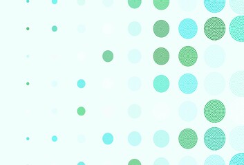 Light Green vector texture with disks.