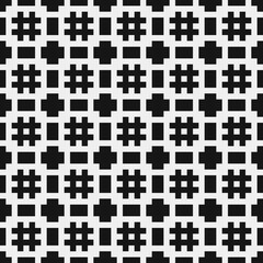 Fototapeta premium Abstract Cross Pattern Dots Logo generative computational art illustration