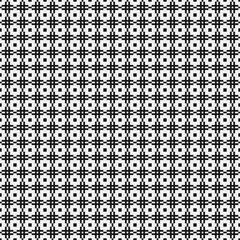 Fototapeta premium Abstract Cross Pattern Dots Logo generative computational art illustration